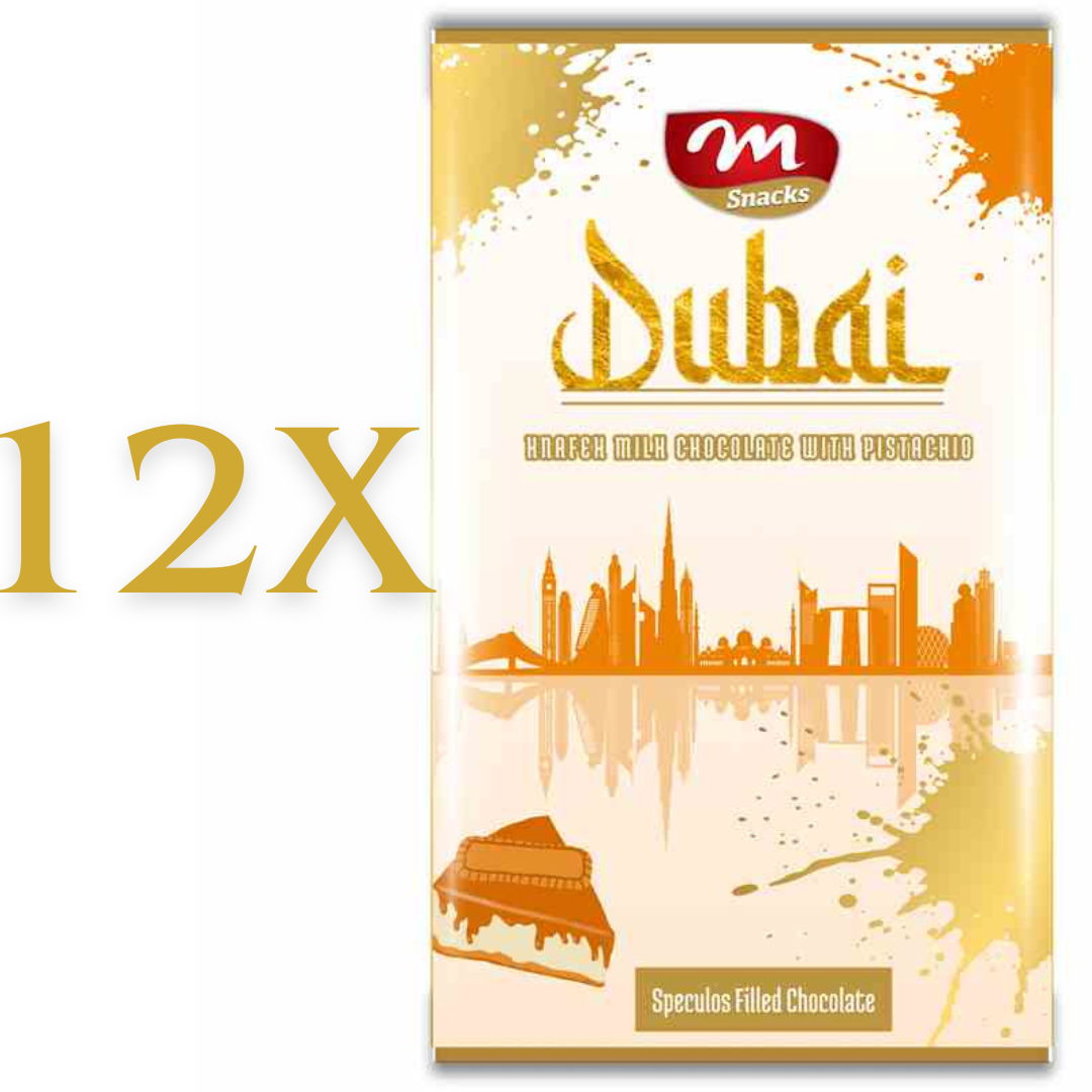 12er Packung Dubai Schokolade Spekulatius 75gr