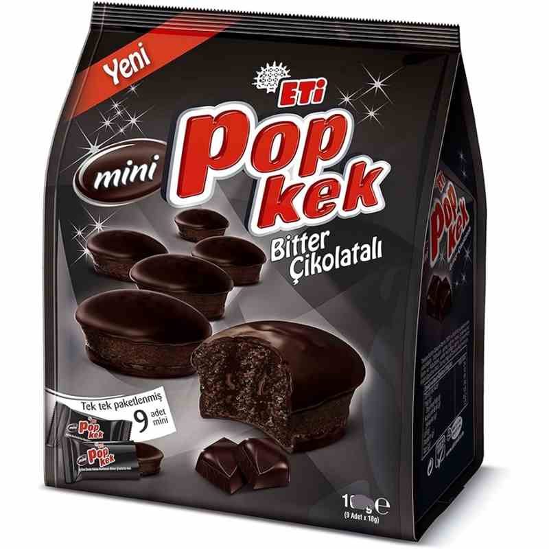 ETI Mini Pop Kek Bitter 144g