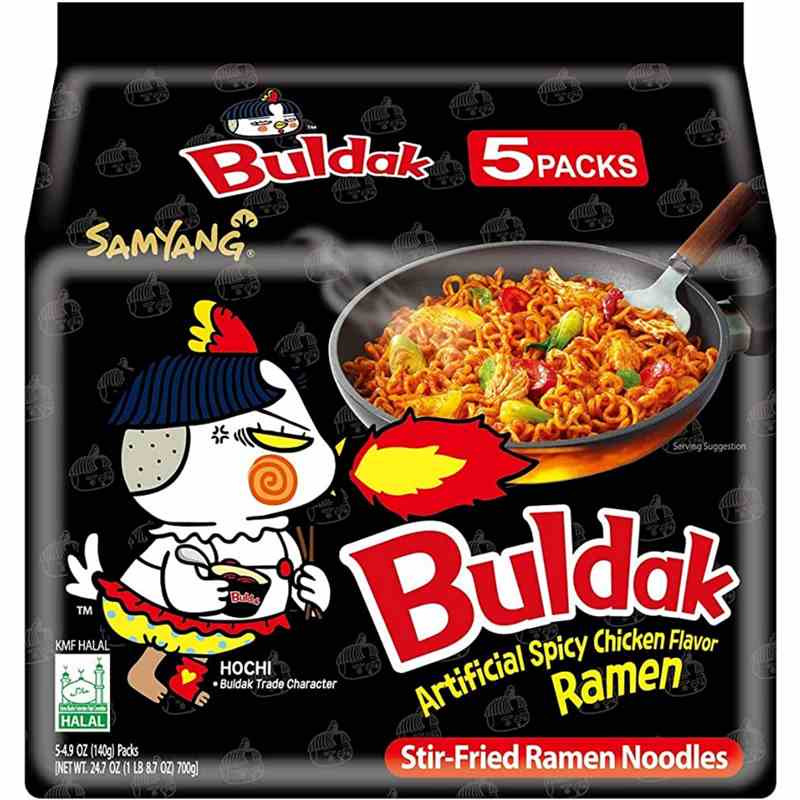Samyang Buldak Hot Chicken 5er Packung 140g