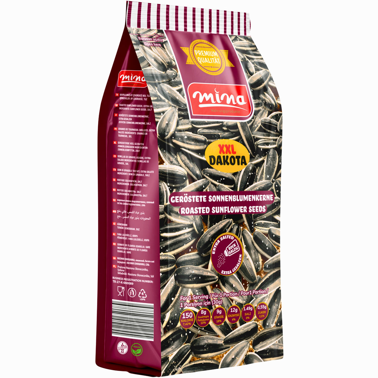 Mina Sonnenblumenkerne extra gesalzen 250 g