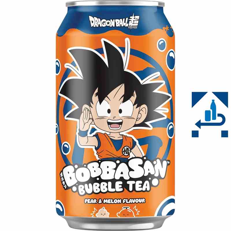 Bobasan Dragonball Bubble Tea Poire & Melon 330 ml