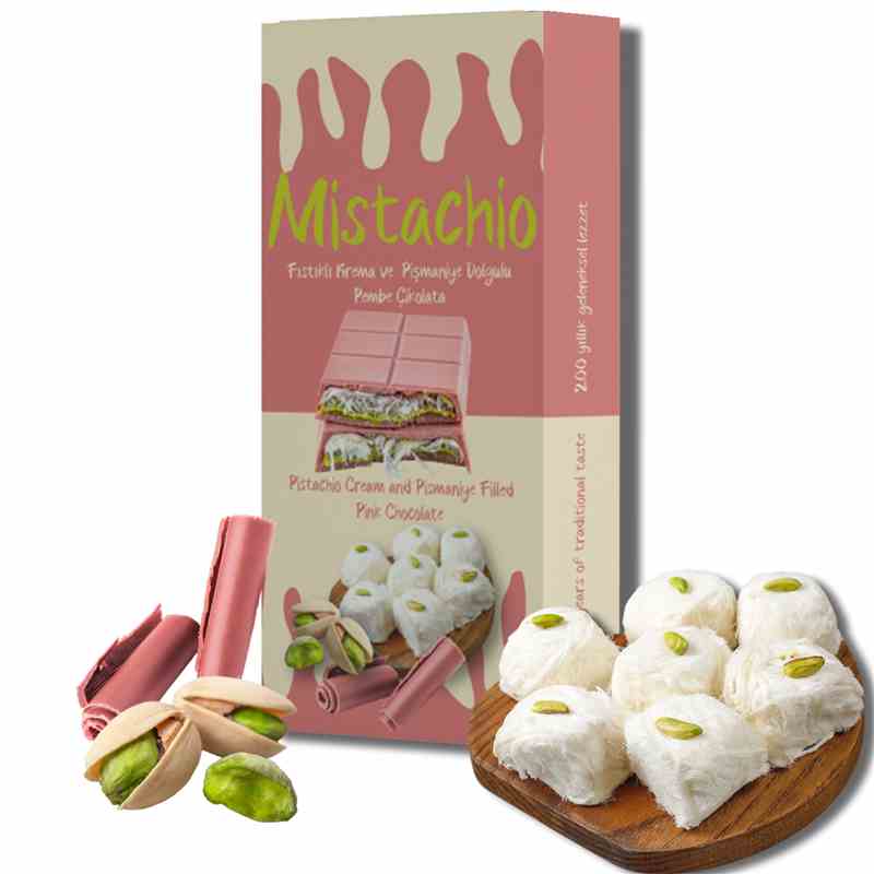 Angel Hair Mistachio Pink Schokolade 80 g