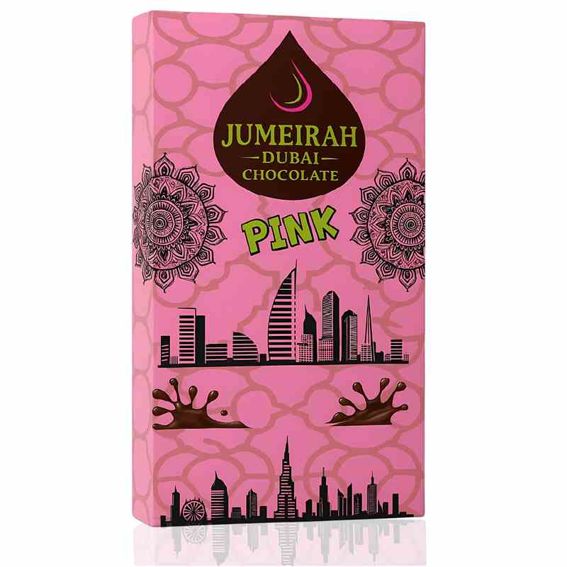 Jumeirah Dubai Style Schokolade Pink 75gr AKTION