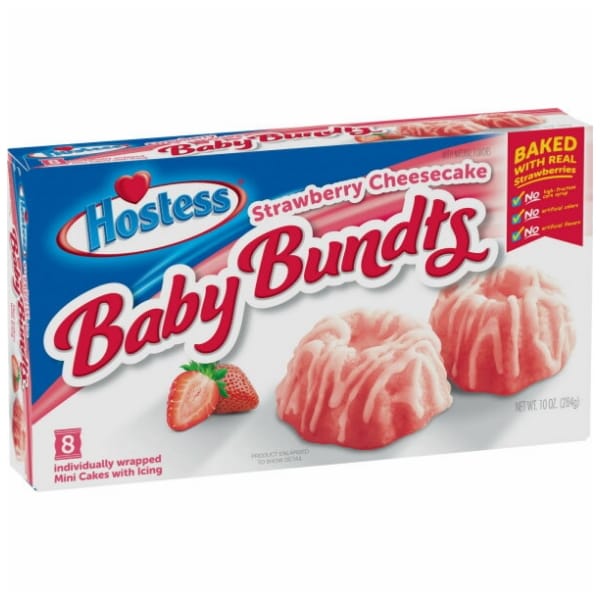 Hostess Baby Bundts Strawberry Cheesecake – 8er Pack 283 g