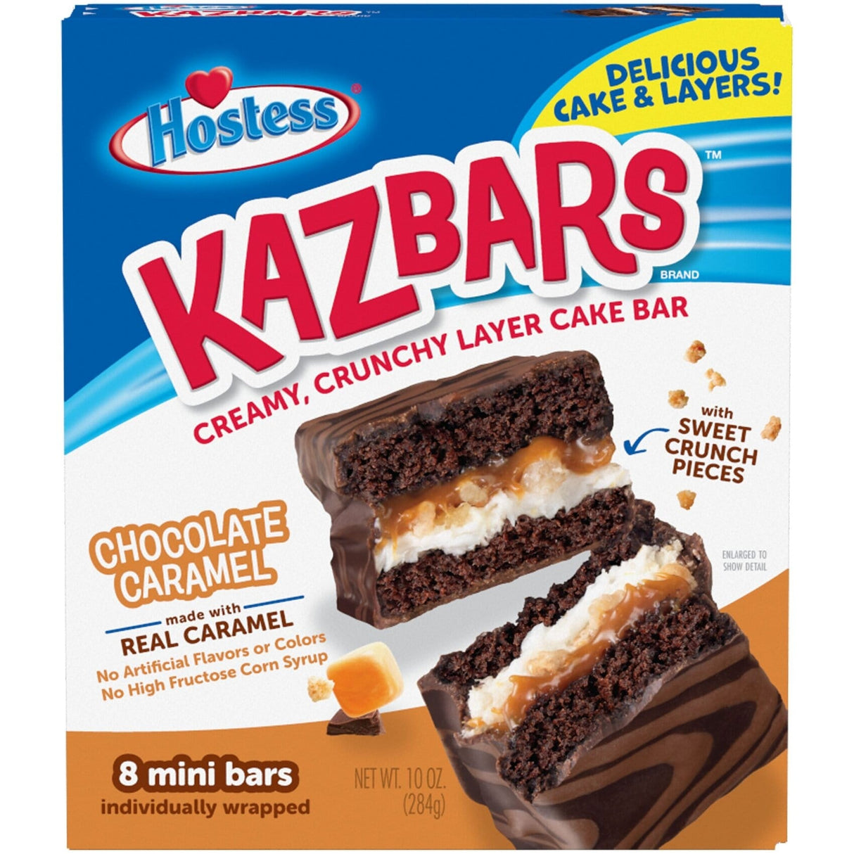 Hostess Kazbars Chocolate Caramel – 8er Pack 288g