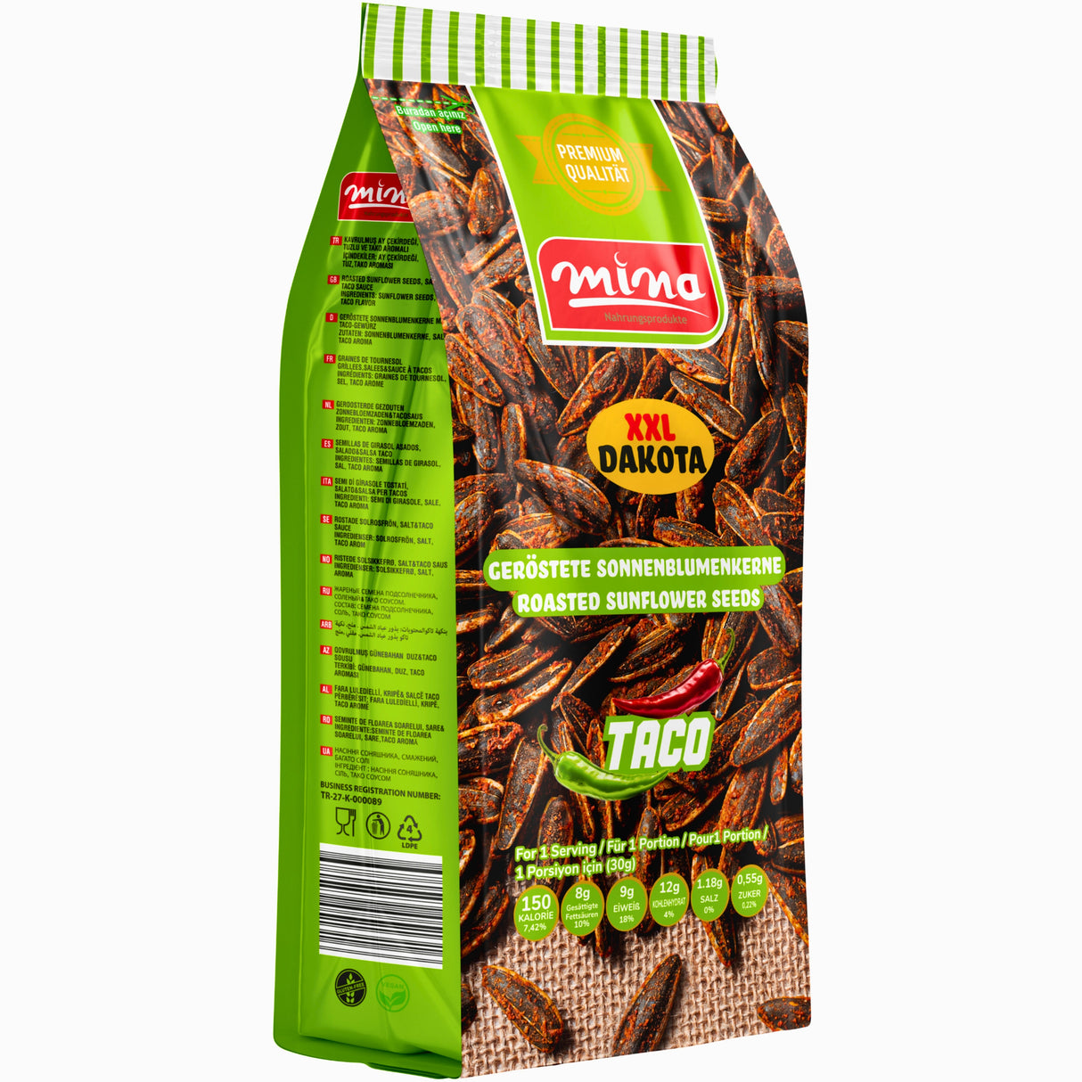 Mina Sonnenblumenkerne Taco 250 g