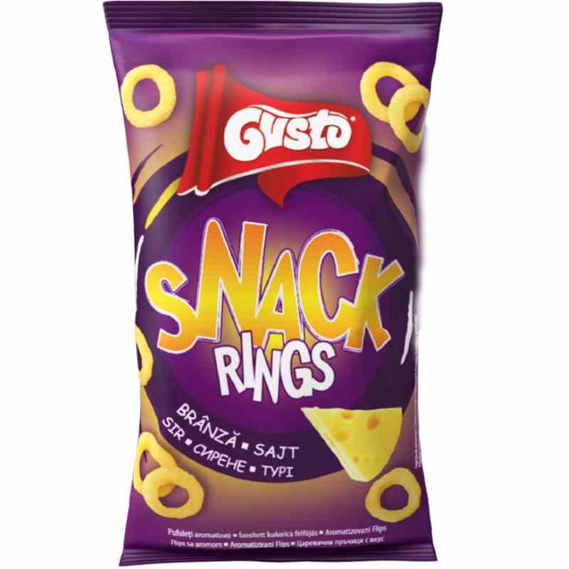 Gusto Chips Snack Rings Käse  80g