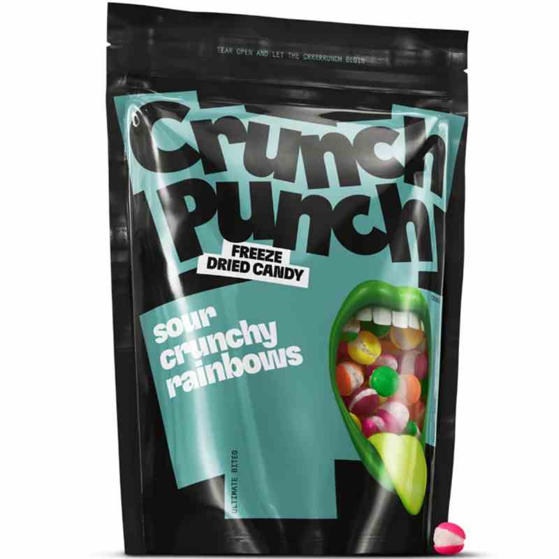 Crunch Punch Sour Crunchy Rainbows 100 g