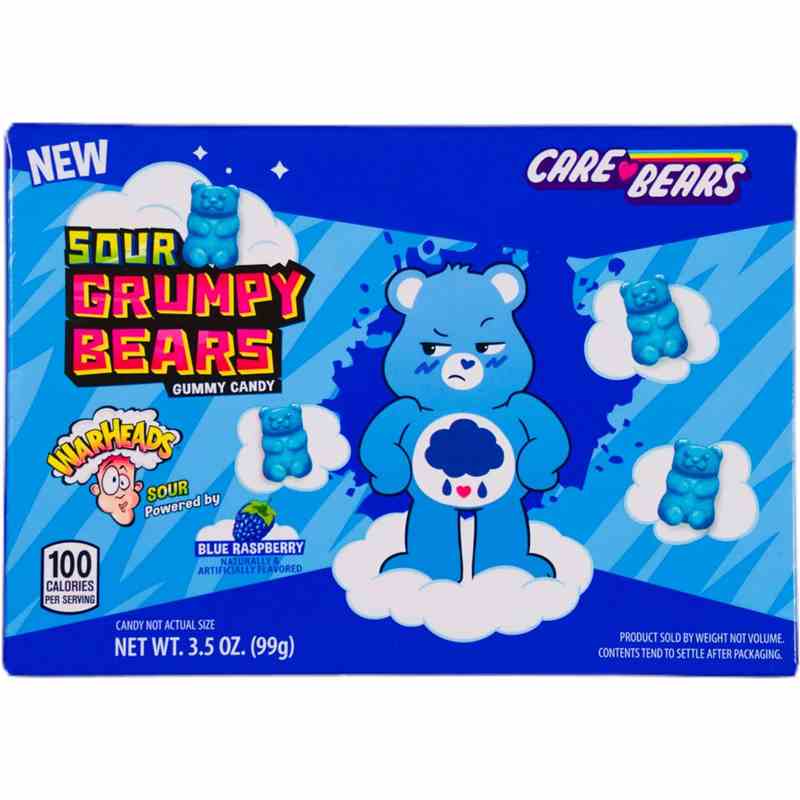 Warheads Care Bears Sour Grumpy Bears 99g