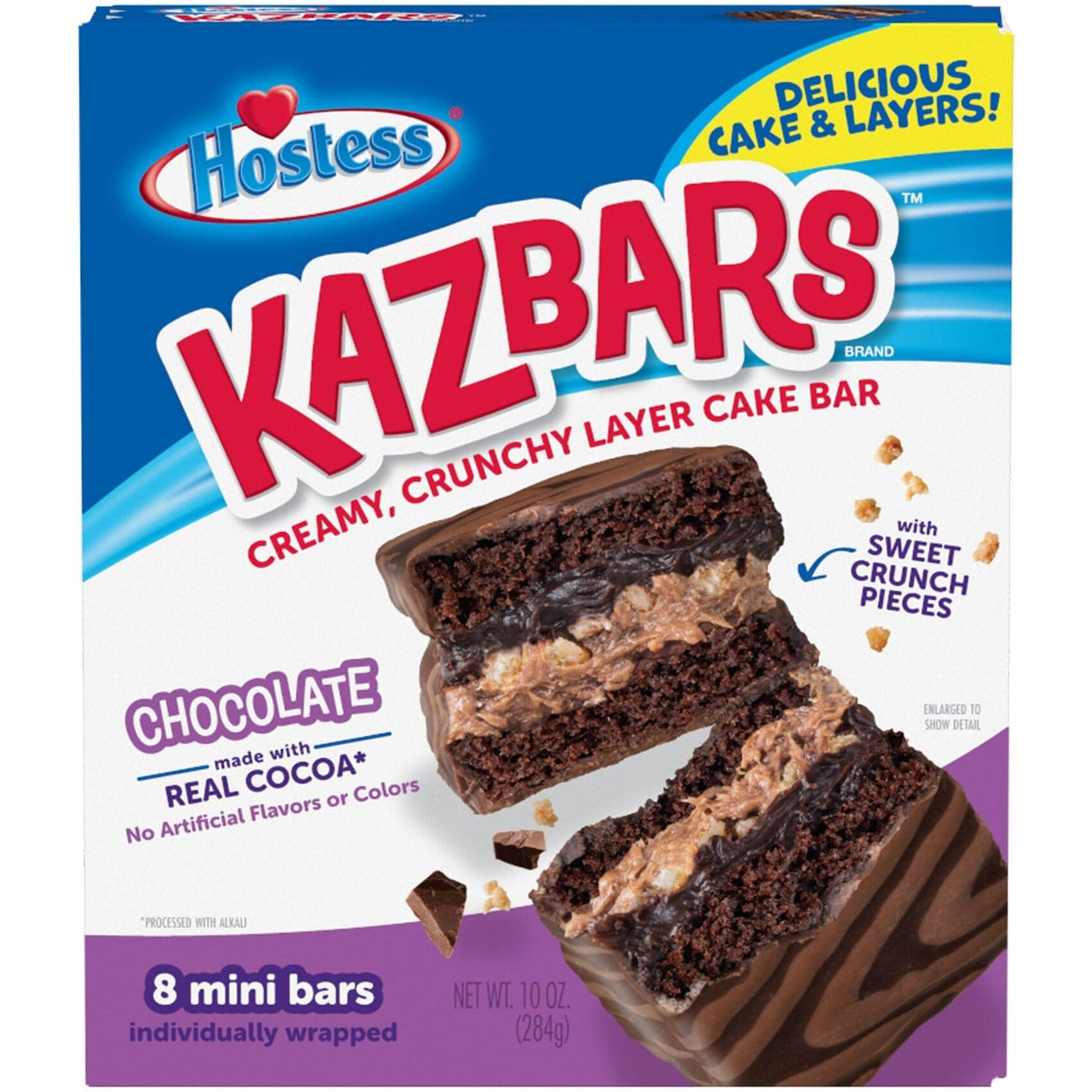 Hostess Kazbars Chocolate Cream – 8er Pack 284g