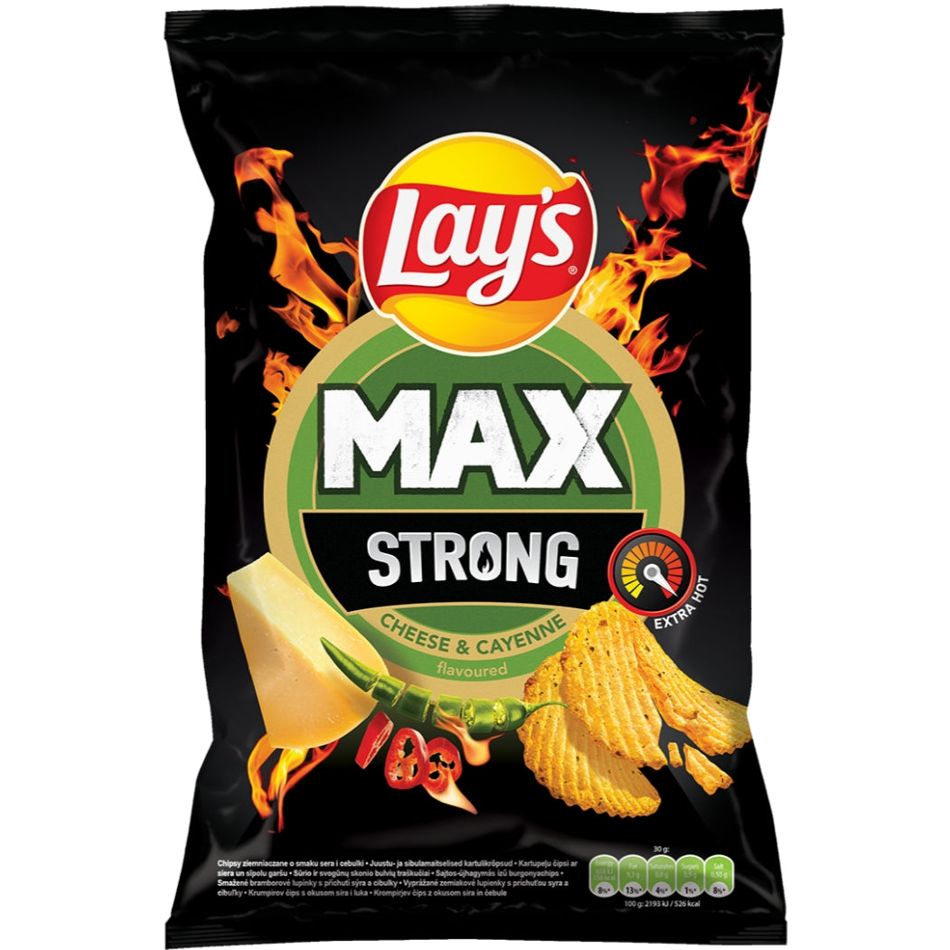 Lays Max Strong Cheese Cayenne
