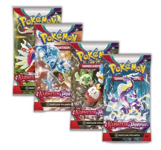 Pokémon Karmesin & Purpur – Basis-Set Booster (Deutsch)